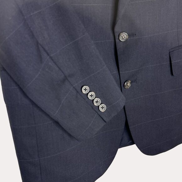 Nordstrom Polo University Club Ralph Lauren Mens Wool Blazer Gray 38 40 M? - Picture 4 of 10